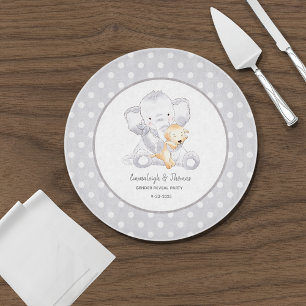 Planche À Découper Baby Eléphant bébé moderne Parti neutre de genre
