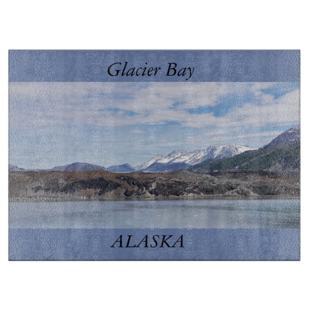 Planche À Découper Baie de glacier Alaska (Devant)