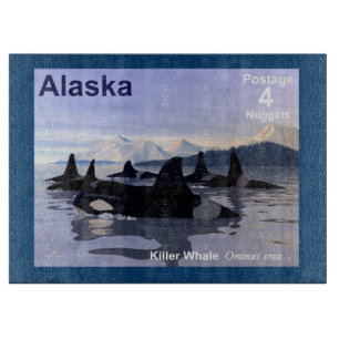Planche À Découper Baleines tueuses - Alaska Postage