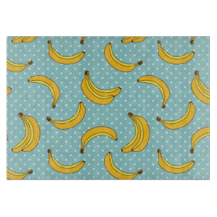 Planche À Découper Bananes et points de Polk