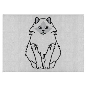 Planche À Découper Bande dessinée sacrée de chat de Birman