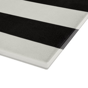 Planche À Découper Bande noire et blanche