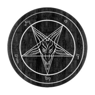 Planche À Découper Baphomet 12" conseil de taille du verre
