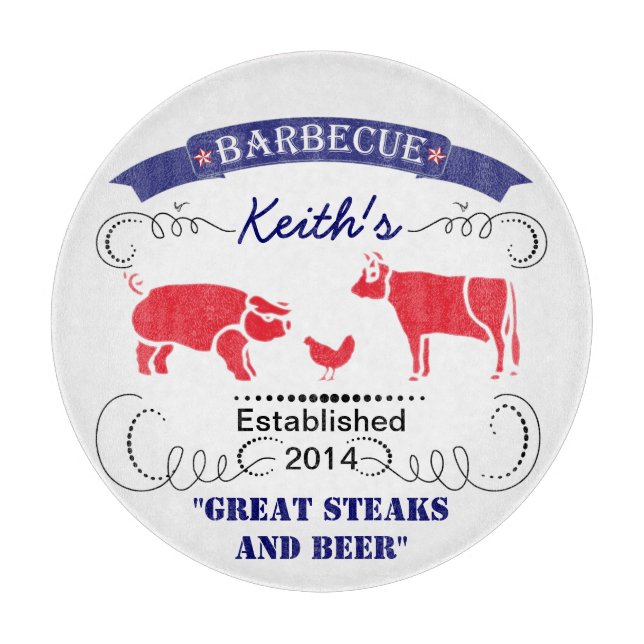 Planche À Découper Barbecue, Barbecue (Devant)