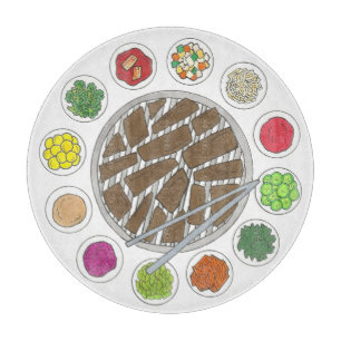 Planche À Découper Barbecue coréen Barbecue rôti Bulgogi Banchan