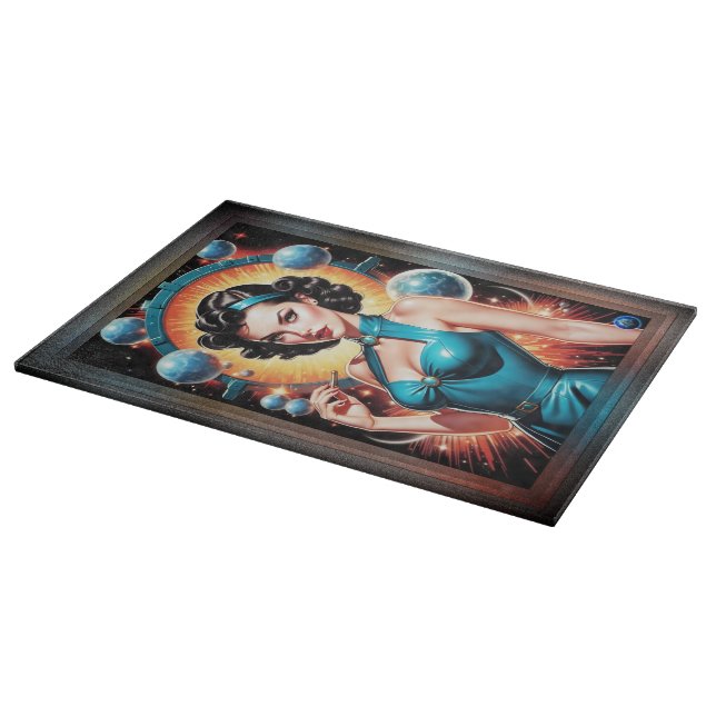 Planche À Découper Barbenheimer Retro Fusion de l'âge atomique (Coin)