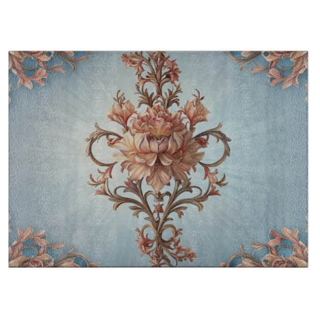 Planche À Découper Baroque Rose  Cutting Board (Devant)