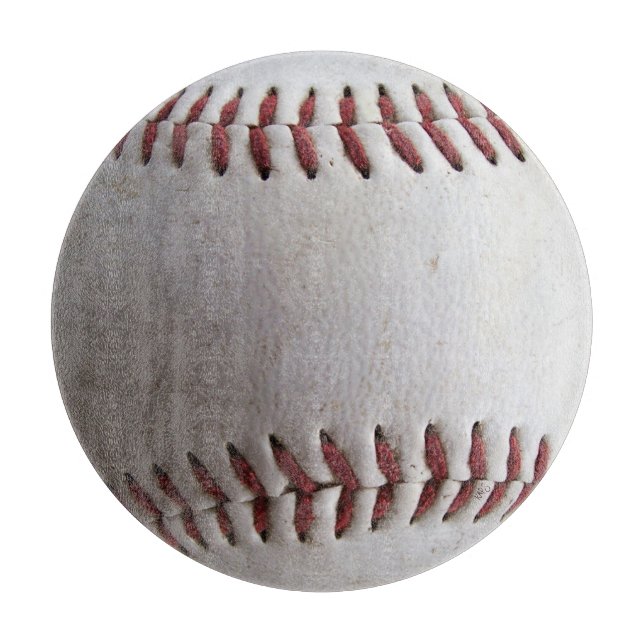 Planche À Découper Baseball Stitches Glass Cutboard (Devant)