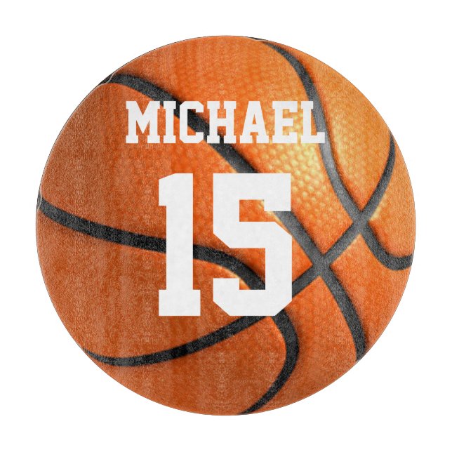 Planche À Découper Basket-ball Votre nom (Devant)