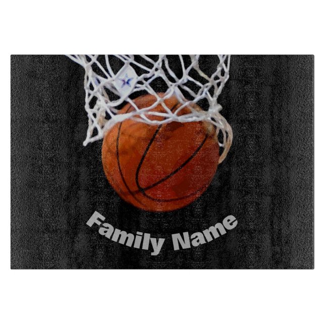 Planche À Découper Basket-ball Votre nom (Devant)