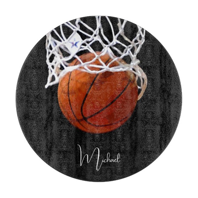 Planche À Découper Basket-ball Votre nom (Devant)