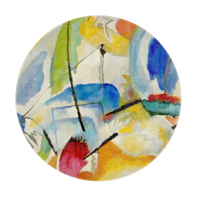 Planche À Découper Bataille maritime de Kandinsky 1913 (Devant)