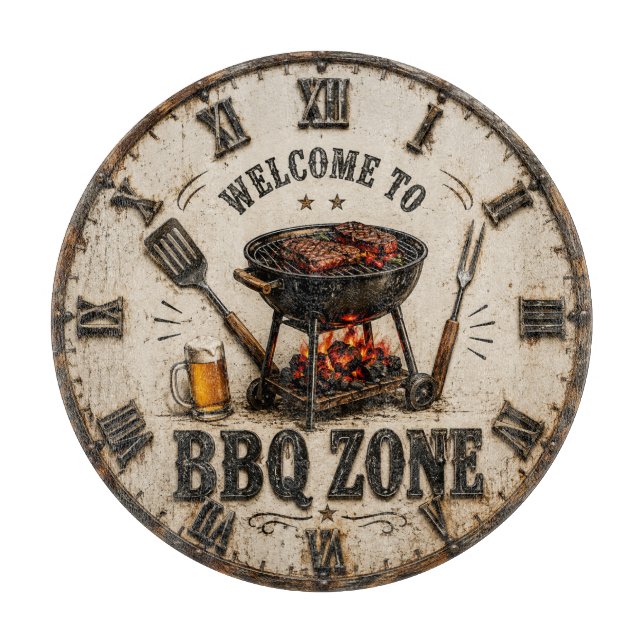 Planche À Découper BBQ Zone  Barbecue Grill (Devant)