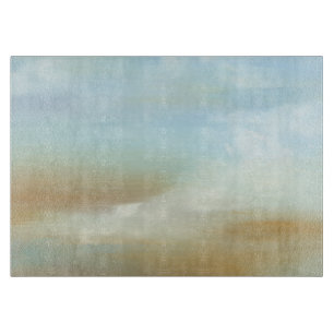 Planche À Découper Beau paysage avec nuages fluides