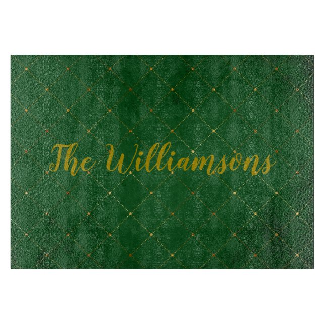 Planche À Découper Beau vert (Devant)