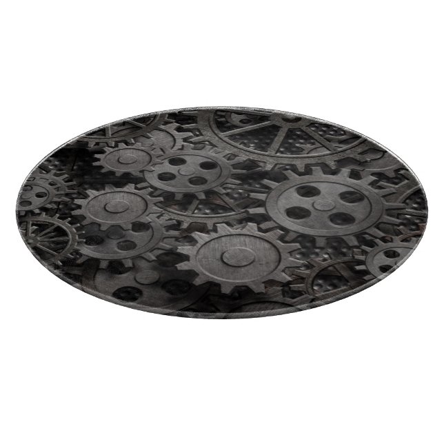 Planche À Découper Beaucoup de vieilles vitesses en métal ou pièces (Coin)