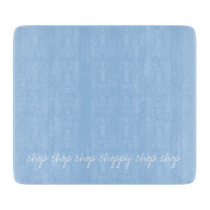 Planche À Découper Bébé personnalisé bleu