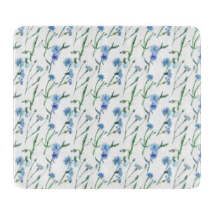 Planche À Découper Belle aquarelle cornfleurs