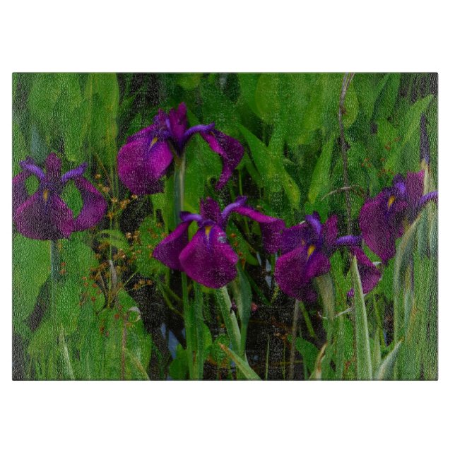 Planche À Découper Belle Iris Violet (Devant)