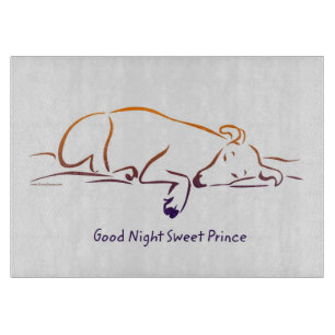 Planche À Découper Belle Nuit Sweet Prince (Chien)