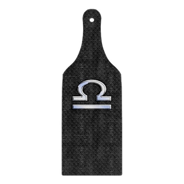 Planche À Découper Bibliothèque moderne Zodiac Connexion en forme de  (Devant)