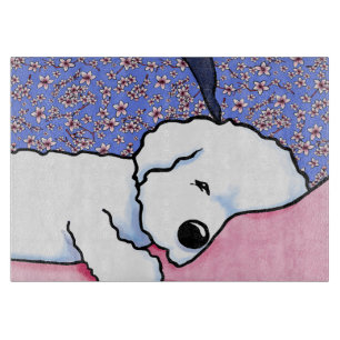 Planche À Découper Bichon endormi