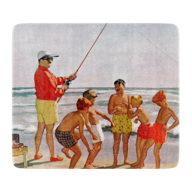 Planche À Découper Big Pole Little Fish par Richard Sargent (Devant)