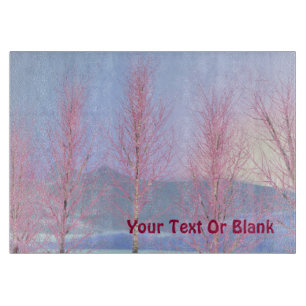 Planche À Découper Birch à la crème de framboise