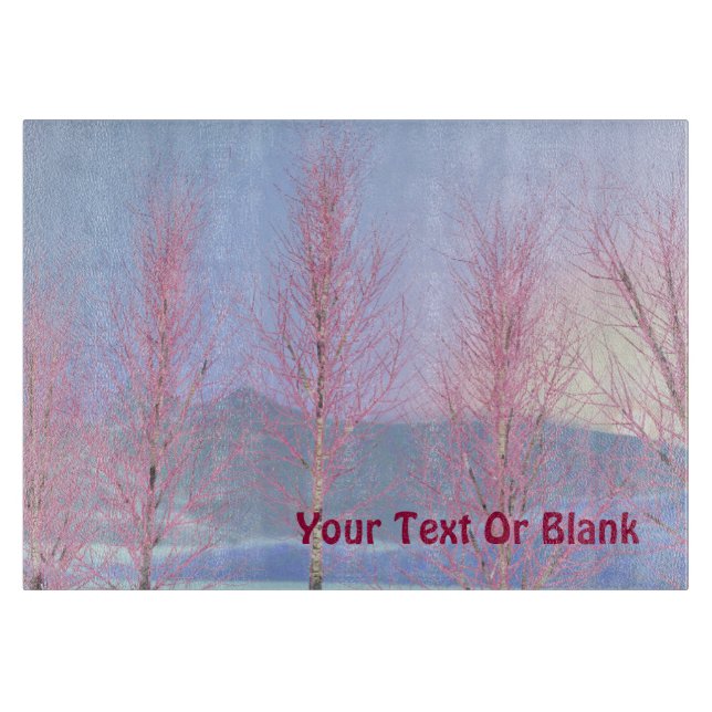 Planche À Découper Birch à la crème de framboise (Devant)