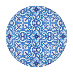 Planche À Découper 🤍 💙 Blanc et bleu Porto Azulejos
