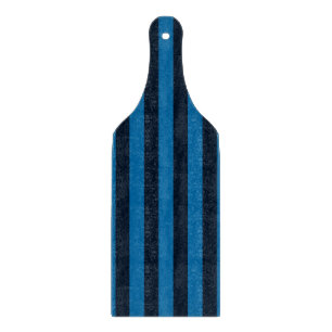 Planche À Découper Bleu de la Marine sur Décor de bandes verticales b