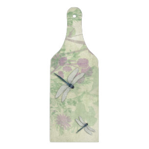 Planche À Découper Bleu Dragonflies Paddle Cutting Board