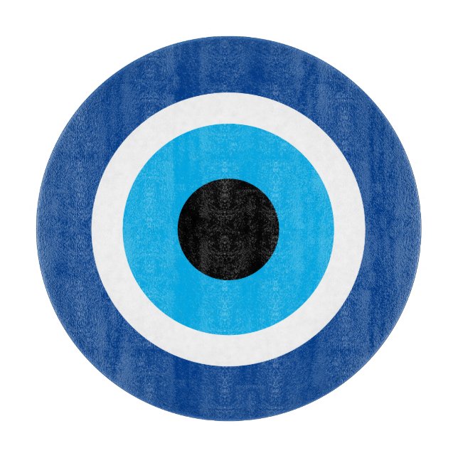 Planche À Découper Bleu Mati Evil symbole oeil (Devant)
