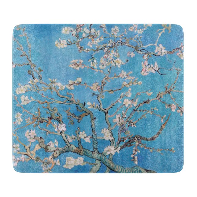 Planche À Découper Bleu Vincent van Gogh Art Peinture (Devant)