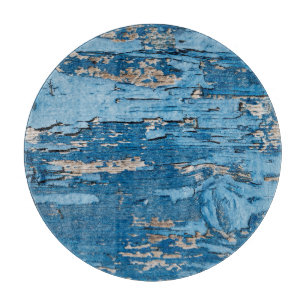 Planche À Découper Bleu vintage : Vieille texture en bois