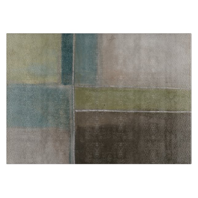 Planche À Découper Bleus au crépuscule II (Devant)