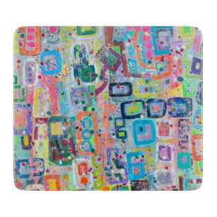 Planche À Découper Bloc Partie 6 x 7 Déco Panneau de coupe en verre