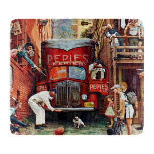 Planche À Découper Bloc routier par Norman Rockwell