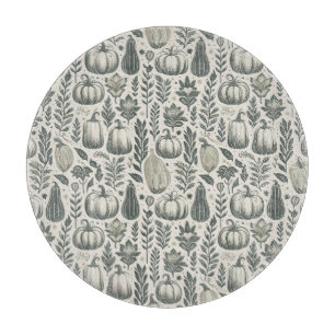 Planche À Découper Blocage des gourmandises d'automne Imprimer en ver