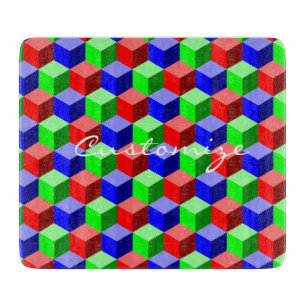 Planche À Découper Blocs de construction colorés Thunder_Cove 3D