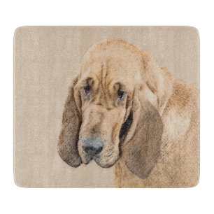 Planche À Découper Bloodhound Peinture - Joli chien d'origine art