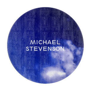 Planche À Découper Blue Sky Unique Chic Moderne Minimal