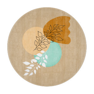 PLANCHE À DÉCOUPER BOHO MINIMALIST FEUILLES