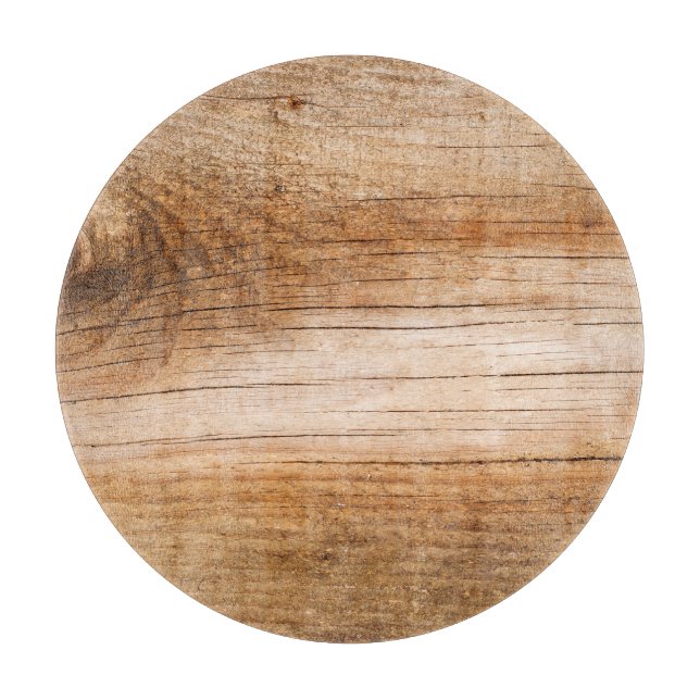 Planche À Découper Bois de sapin naturel : surface texturée (Devant)