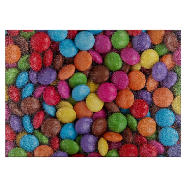Planche À Découper Bonbons colorés, Boutons de bonbons, Sucres, Nourr (Devant)