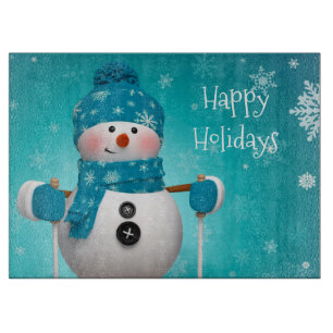 Planche À Découper Bonhomme de neige