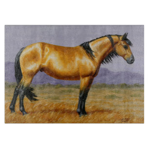 Planche À Découper Bouksin Cheval sauvage Stallion Mustang