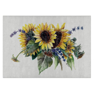 Planche À Découper Bouquet de tournesol