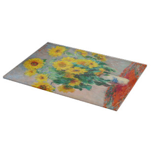 Planche À Découper Bouquet de tournesols Claude Monet