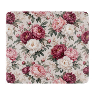 Planche À Découper Bouquets de pivoines sophistiqués de qualité supér